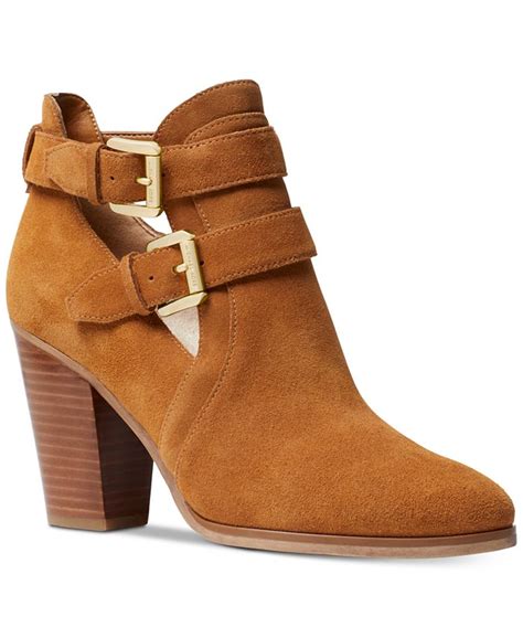 michael michael kors walden leather bootie|Walden Suede Bootie .